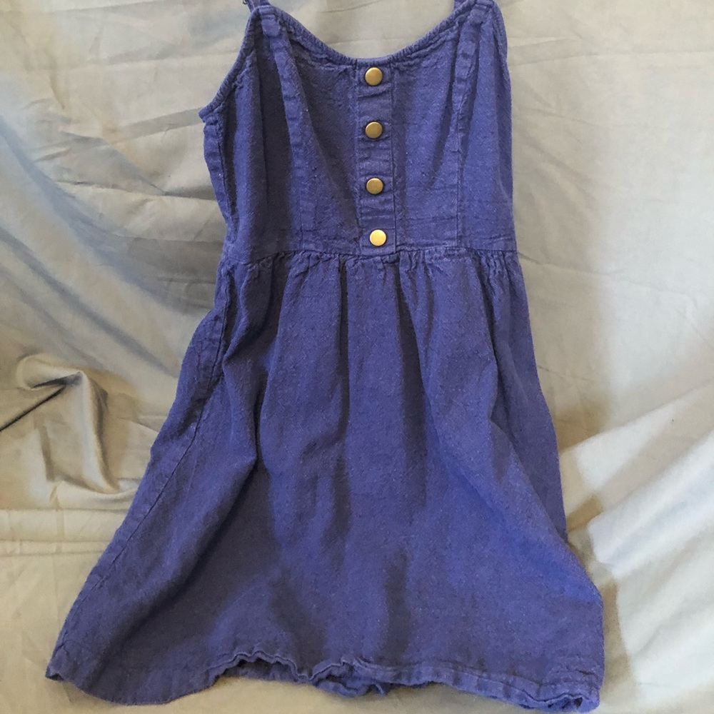 Strappy Blue Mini Dress